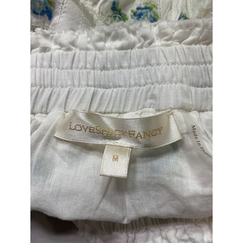 Loveshackfancy Embroidered Icy Breeze Agnessa Skirt Size M - Picture 4 of 5